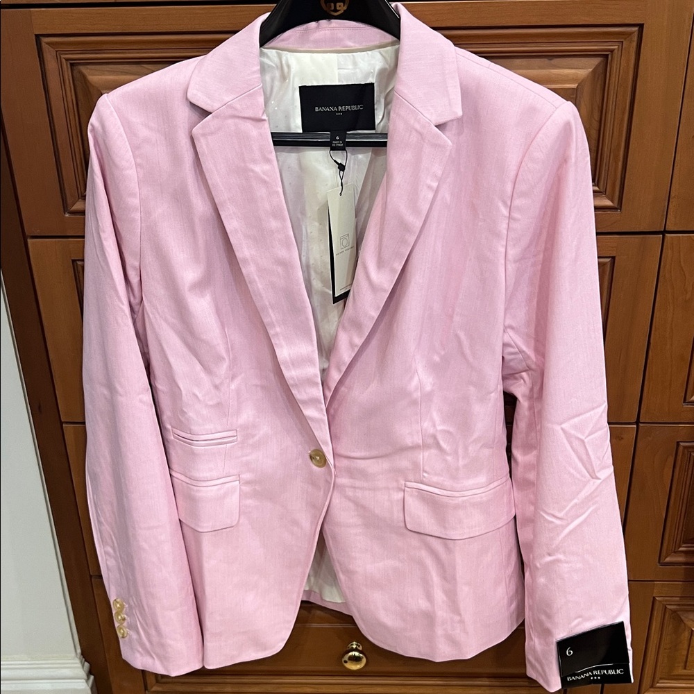 Banana Republic Pink Blazer
